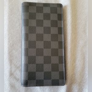 Louis vuitton brazza wallet damier graphite